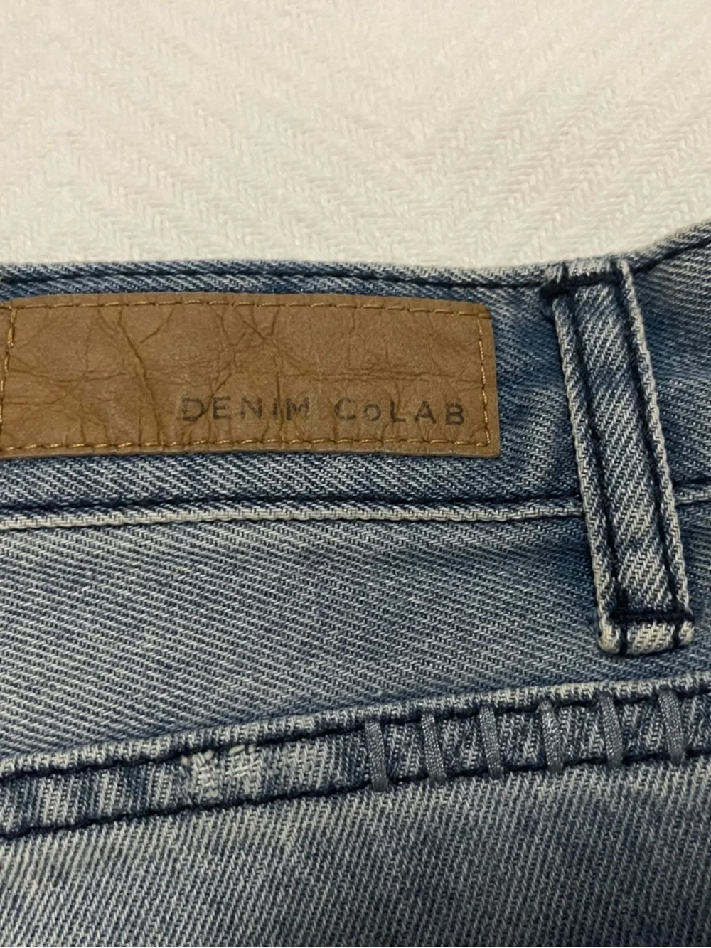 Denim CoLab Shorts - Picture 6 of 7